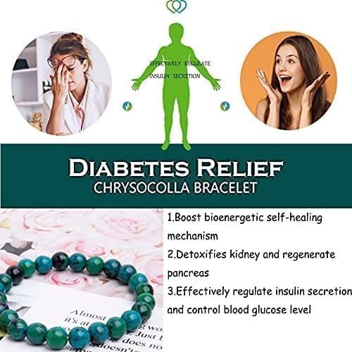 Divine Spirituals Balance Chakras with Natural Chrysocolla Crystal Certified healing bracelets. Stretchable – 8MM beads Unisex Bracelet Chakra Healing Bracelets Abundance Stones 2