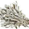 Divine Spirituals White Sage Leaves | Natural Pure California White Sage Dry Smudge Leaves – for Smudging Ancient Rituals Home Cleansing and Purification, Incense Meditation (25 Grams) White Sage Abundance Stones