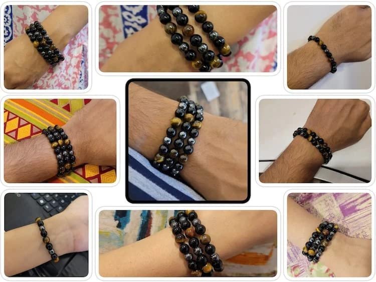 Divine Spirituals Triple Action Natural Crystal Bracelet Lab Certified 8 mm AAA Grade Stretchable Bracelet for Healing Meditation and Manifestation Chakra Healing Bracelets Abundance Stones 8 Divine Spirituals Triple Action Natural Crystal Bracelet Lab Certified 8 mm AAA Grade Stretchable Bracelet for Healing Meditation and Manifestation Chakra Healing Bracelets Abundance Stones 8