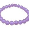 Divine Spirituals Natural Pure Certified Aura Quartz 8mm Unisex Bracelets Super AAA Quality for Healing Meditation Success and Abundance and Divine Intution (Rose Aura Quartz Bracelet) Chakra Healing Bracelets Abundance Stones 7