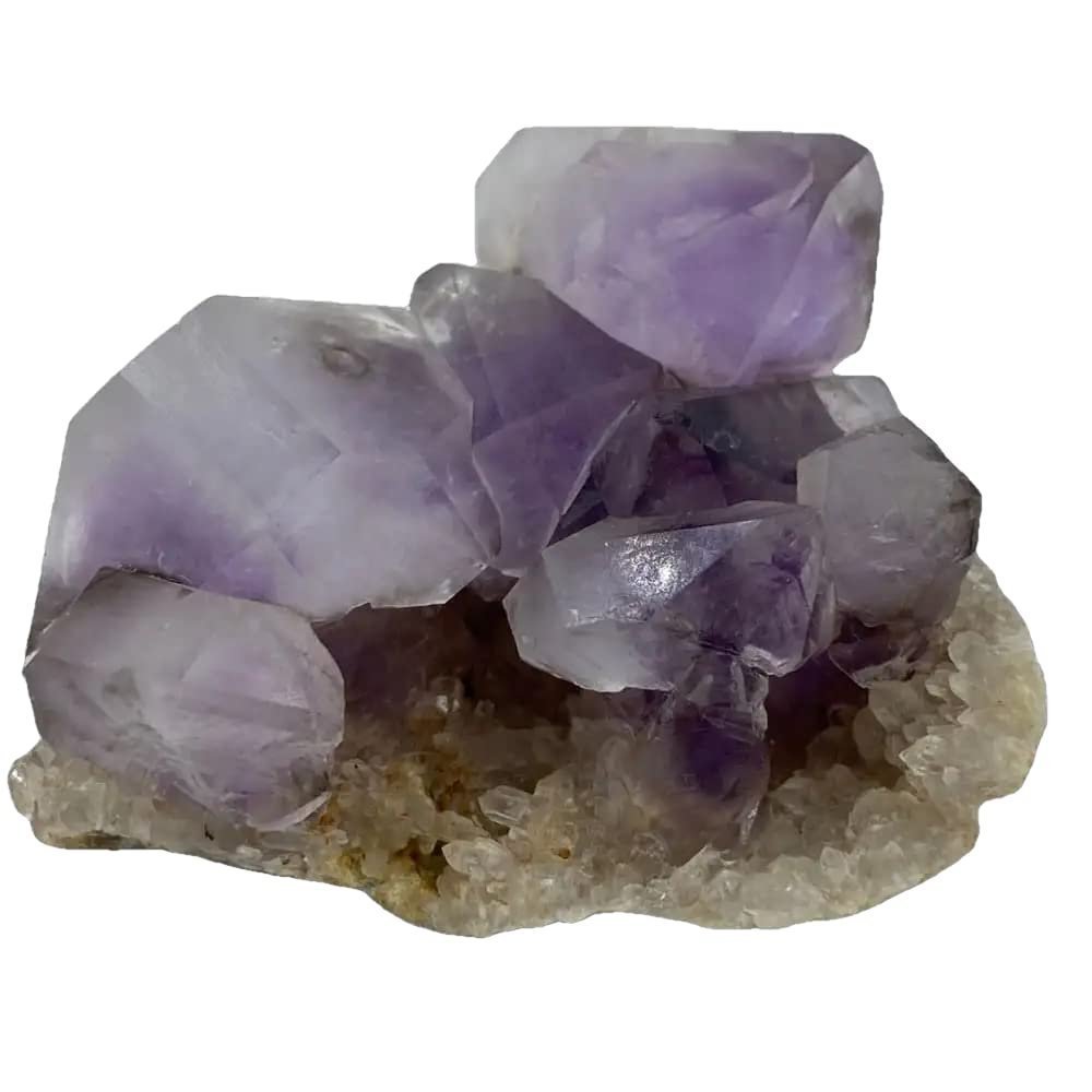 Divine Spirituals Natural Purple Amethyst Quartz Crystal Cluster Geode Druzy Home Decoration Gemstone Specimen Sacred Sanctuary Abundance Stones 7 Divine Spirituals Natural Purple Amethyst Quartz Crystal Cluster Geode Druzy Home Decoration Gemstone Specimen Sacred Sanctuary Abundance Stones 7