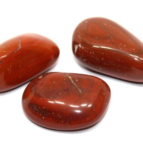 Divine Spirituals Red Jasper Natural Healing Crystal Tumble Stone (Value Pack of 2 AAA Grade Natural Tumbles) Chakra Tumbled Stones Abundance Stones