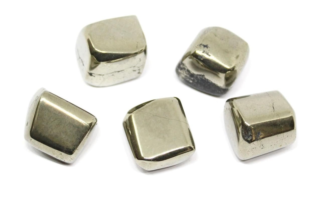 Divine Spirituals Pyrite Natural Healing Crystal Tumble Stone (Value Pack of 2 AAA Grade Natural Tumbles) Chakra Tumbled Stones Abundance Stones 4 Divine Spirituals Pyrite Natural Healing Crystal Tumble Stone (Value Pack of 2 AAA Grade Natural Tumbles) Chakra Tumbled Stones Abundance Stones 4