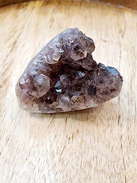 Divine Spirituals Smoky Quartz Original AAA Grade Brazil Cluster Geode Raw Crystal Stone for Healing and Meditation (164) Natural Healing Crystals Abundance Stones