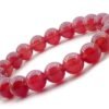 Divine Spirituals Balance Chakras with Natural Crystal Certified healing bracelets. Stretchable – 8MM beads Bracelets for men & women.(Ruby Onyx Bracelet) Chakra Healing Bracelets Abundance Stones