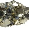 Divine Spirituals Pyrite Stone Original Cluster Samples – High Energy Natural Iron Pyrite Stone Gold Rock Reiki Crystal Used for Increased Willpower and Manifestation (Certified Pyrite) (80 Grams Plus Approx.) Cubical Pyrite Clusters Abundance Stones 4