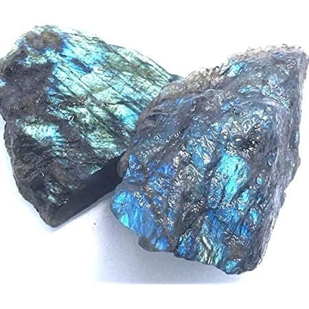 Divine Spirituals Natural Labradorite with Pure Fire Stone -The Stone of Mysticism – For creativity and consciousness (Value Pack of 1 Super Quality Stone) Sacred Sanctuary Abundance Stones 2