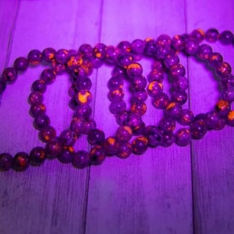 Divine Spirituals Yooperlite Natural Bracelet Pure Certified 8mm Unisex Bracelets Super AAA Quality for Healing Meditation Success and Abundance Sacred Sanctuary Abundance Stones 2