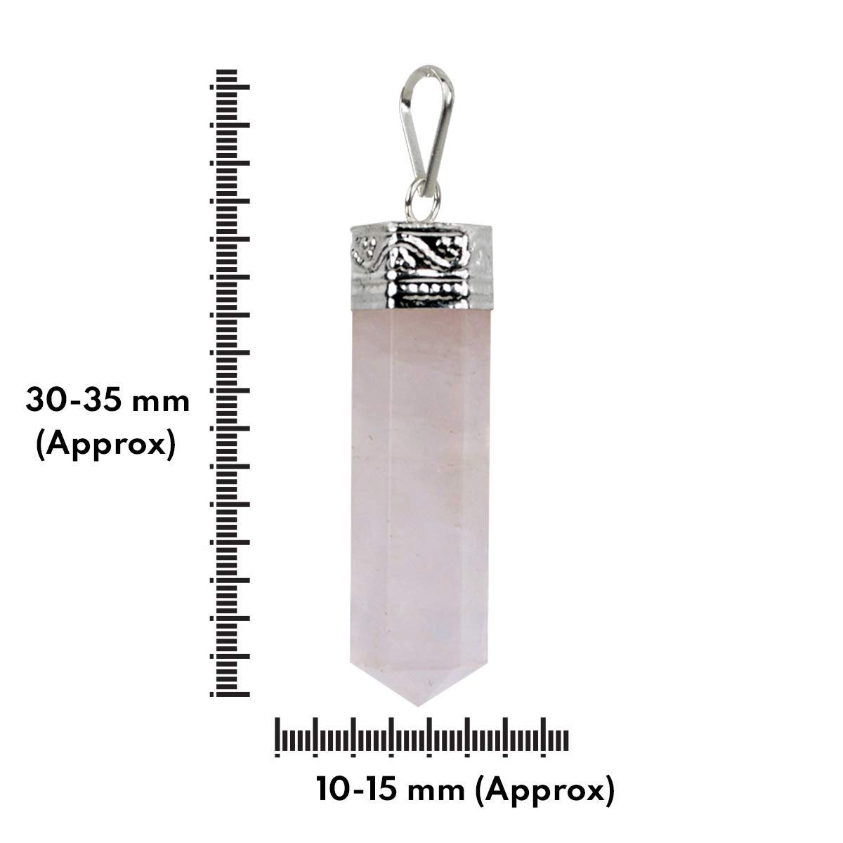 Divine Spirituals Natural Healing Stone Pendant Pencil Shape Crystal Stone Certified Pendant/Locket with Chain – Healing Gemstone Size 30-35 mm Approx(Rose Quartz Pendant) Crystal Jewelry Abundance Stones 5 Divine Spirituals Natural Healing Stone Pendant Pencil Shape Crystal Stone Certified Pendant/Locket with Chain – Healing Gemstone Size 30-35 mm Approx(Rose Quartz Pendant) Crystal Jewelry Abundance Stones 5