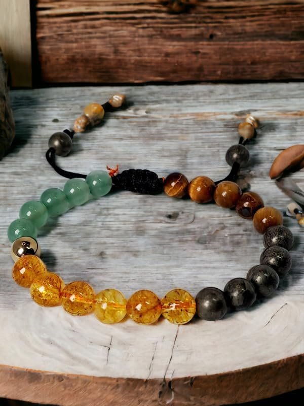 Divine Spirituals Certified Crystal 8mm Beads Unisex Money Magnet Adjustable Thread Bracelet for Prosperity and Abundance. Chakra Healing Bracelets Abundance Stones 8 Divine Spirituals Certified Crystal 8mm Beads Unisex Money Magnet Adjustable Thread Bracelet for Prosperity and Abundance. Chakra Healing Bracelets Abundance Stones 8