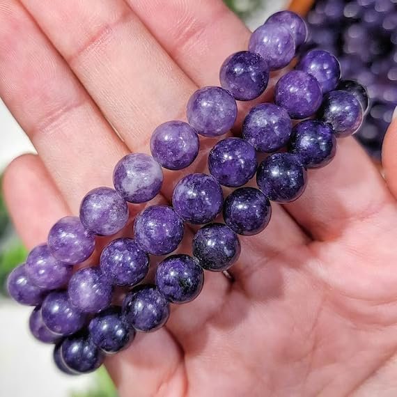 Divine Spirituals Lepidolite Natural Bracelet Natural Pure Certified For Men and Women Adjustable 8mm Lab Certified Gemstone For Men and Women Bracelet for Healing Meditation Success and Abundance Chakra Healing Bracelets Abundance Stones 7 Divine Spirituals Lepidolite Natural Bracelet Natural Pure Certified For Men and Women Adjustable 8mm Lab Certified Gemstone For Men and Women Bracelet for Healing Meditation Success and Abundance Chakra Healing Bracelets Abundance Stones 7