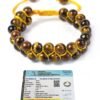 Divine Spirituals Zodiac Crystal Capricorn Sun Sign Certified Bracelet Original Natural 8 mm Stone Beads (Unisex) with Palo Santo Stick Chakra Healing Bracelets Abundance Stones