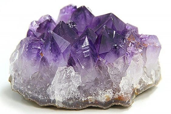 Divine Spirituals Amethyst Cluster Geode Original AAA Grade Brazilian Raw Crystal Stone For Healing and Meditation (355 Grams) Natural Healing Crystals Abundance Stones