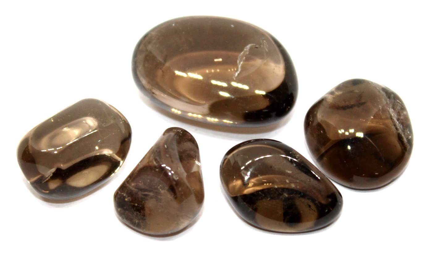 Divine Spirituals Smokey Quartz Natural Healing Crystal Tumble Stone (Value Pack of 2 AAA Grade Natural Tumbles) Chakra Tumbled Stones Abundance Stones 4 Divine Spirituals Smokey Quartz Natural Healing Crystal Tumble Stone (Value Pack of 2 AAA Grade Natural Tumbles) Chakra Tumbled Stones Abundance Stones 4
