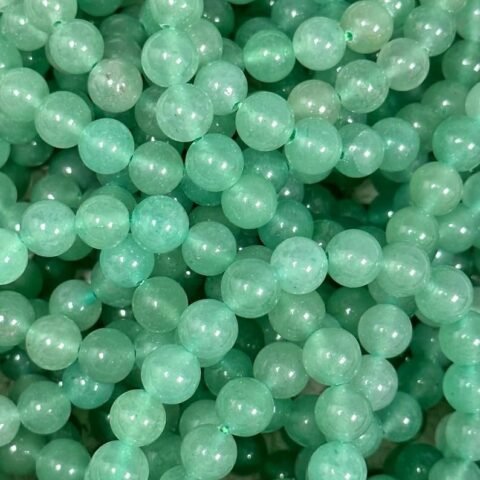 Divine Spirituals Green Aventurine Natural Crystal Bracelet 8 mm AAA Grade Stretchable Bracelet for Healing Meditation and Manifestation Chakra Healing Bracelets Abundance Stones 2