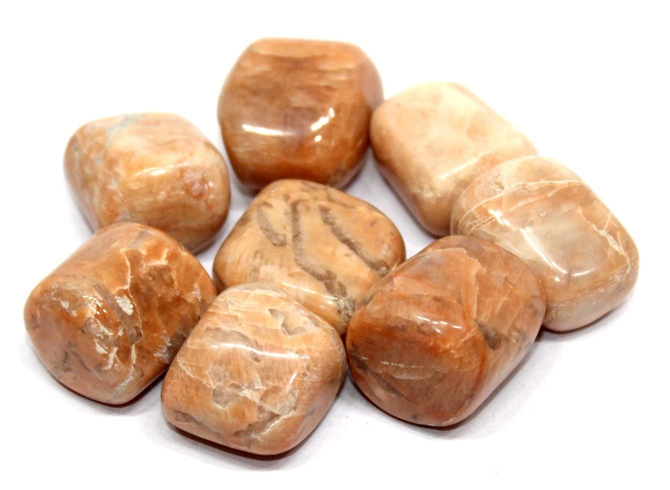 Divine Spirituals Peach Moonstone Natural Healing Crystal Tumble Stone (Value Pack of 2 AAA Grade Natural Tumbles) Chakra Tumbled Stones Abundance Stones 5 Divine Spirituals Peach Moonstone Natural Healing Crystal Tumble Stone (Value Pack of 2 AAA Grade Natural Tumbles) Chakra Tumbled Stones Abundance Stones 5