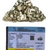Divine Spirituals Natural Pyrite Raw with White Sage Smudge Leaves for Smudging and Cleansing/Rough Cluster/Peru Pyrite for Healing/Vastu/Gifts/Wealth, Attracts Business Luck (10 Grams + to 200 Grams + Approx.) Cubical Pyrite Clusters Abundance Stones 2