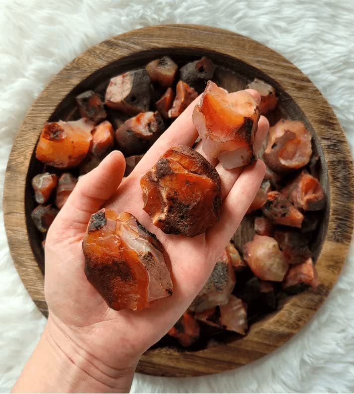Divine Spirituals Natural Original Red Carnelian Raw Crystal Rock Stone with Palo Santo Smudge Stick and Beautiful Pine Wood Box for Healing and Meditation Natural Healing Crystals Abundance Stones 8 Divine Spirituals Natural Original Red Carnelian Raw Crystal Rock Stone with Palo Santo Smudge Stick and Beautiful Pine Wood Box for Healing and Meditation Natural Healing Crystals Abundance Stones 8