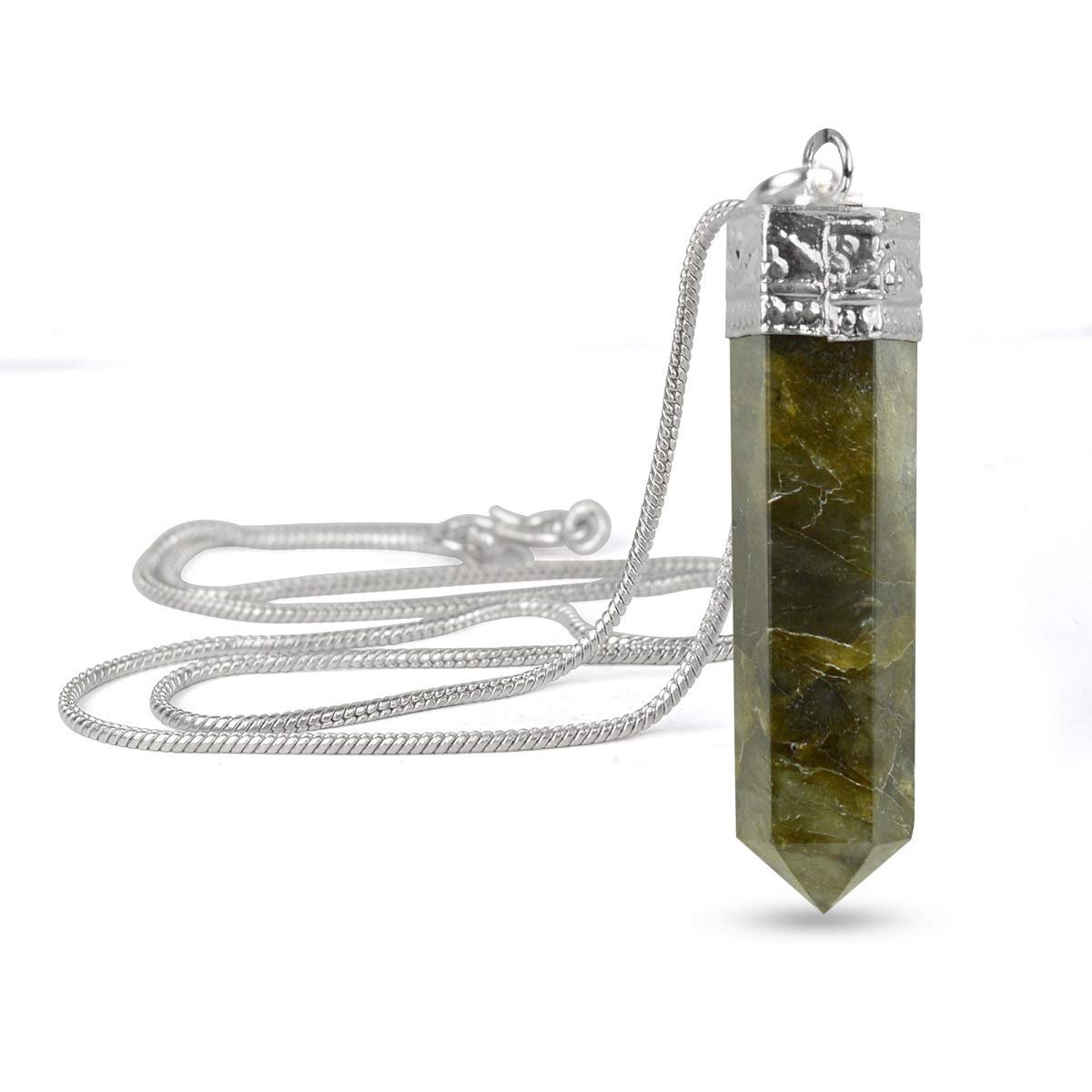 Divine Spirituals Natural Healing Stone Pendant Pencil Shape Crystal Stone Certified Pendant/Locket with Chain – Healing Gemstone Size 30-35 mm Approx(Labradorite Pendant) Crystal Jewelry Abundance Stones 5 Divine Spirituals Natural Healing Stone Pendant Pencil Shape Crystal Stone Certified Pendant/Locket with Chain – Healing Gemstone Size 30-35 mm Approx(Labradorite Pendant) Crystal Jewelry Abundance Stones 5