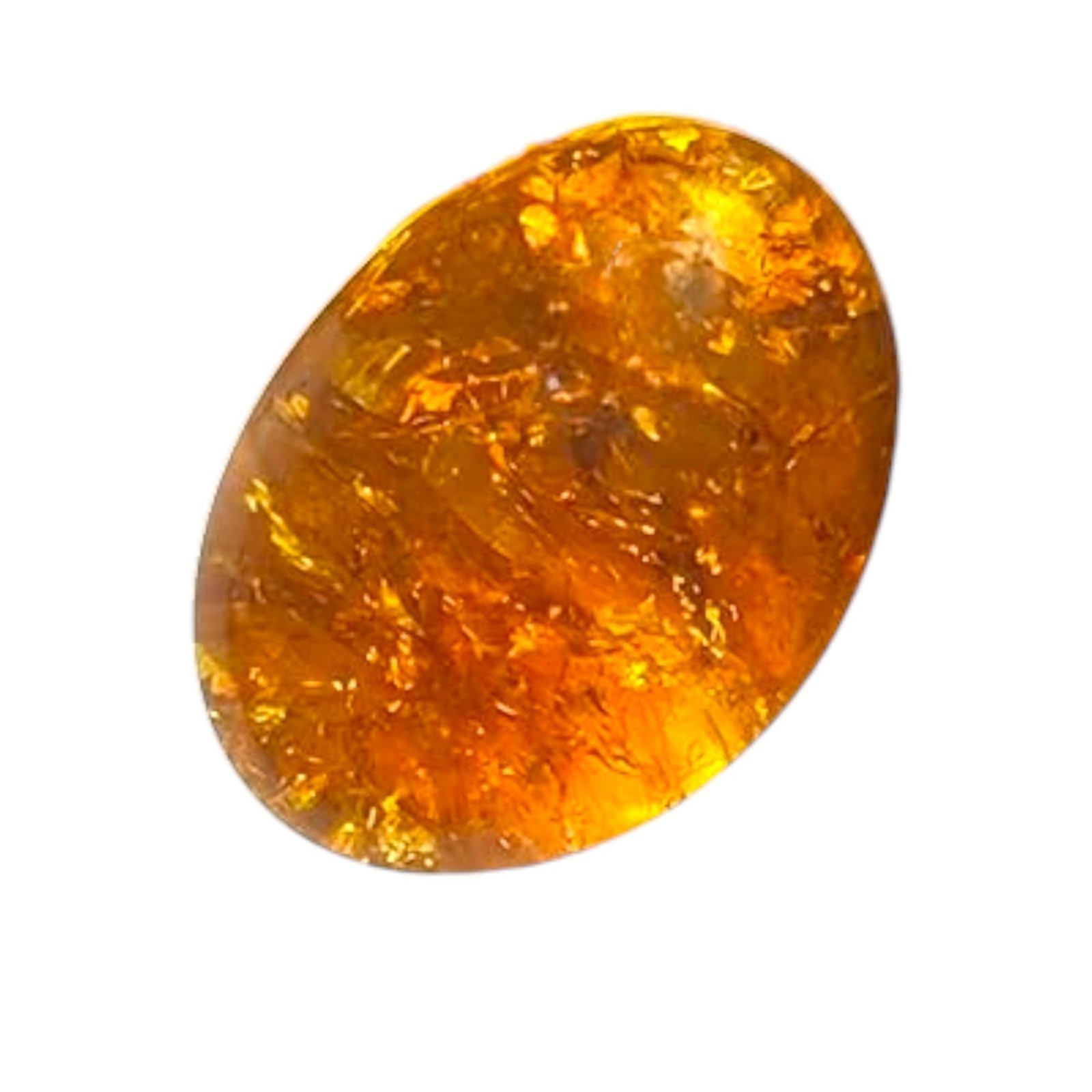 Divine Spirituals Natural Citrine Tumble Premium AAA Grade Original Crystal for Luck, Prosperity, Abundance for Meditation, Yoga, Healing (Pack of One Tumble) Chakra Tumbled Stones Abundance Stones