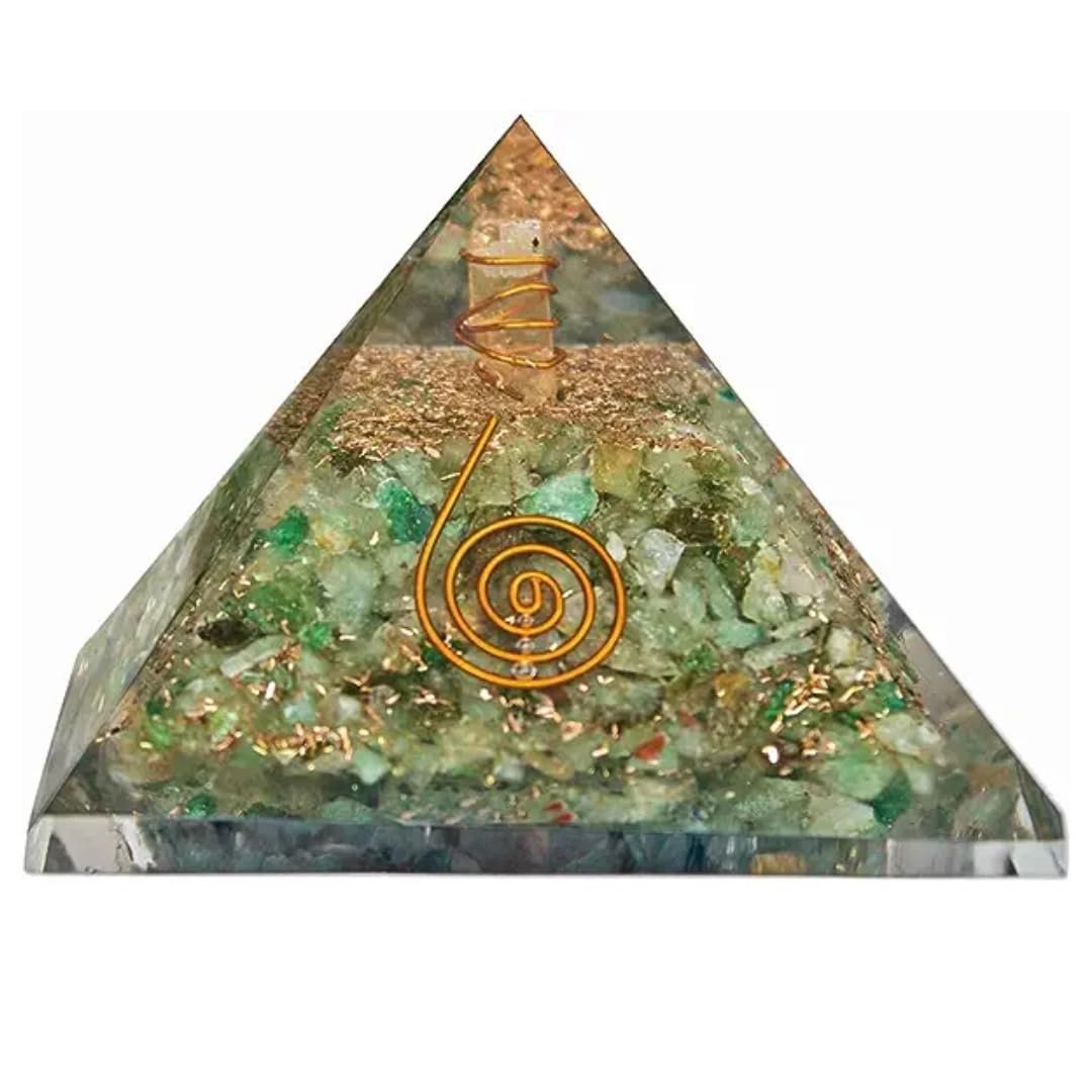 Divine Spirituals Natural Green Aventurine Orgone Pyramid Vastu for Home Study Table Office Desk Reiki Feng Shui Reiki Symbol Crystal Showpieces for Home Decor Education Gifts Sculptures Abundance Stones 10 Divine Spirituals Natural Green Aventurine Orgone Pyramid Vastu for Home Study Table Office Desk Reiki Feng Shui Reiki Symbol Crystal Showpieces for Home Decor Education Gifts Sculptures Abundance Stones 10