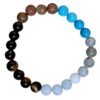 Divine Spirituals Zodiac Scorpio Sun Sign Certified Bracelet Original Natural 8 mm Stone Beads (Unisex) with Palo Santo Stick Chakra Healing Bracelets Abundance Stones 11