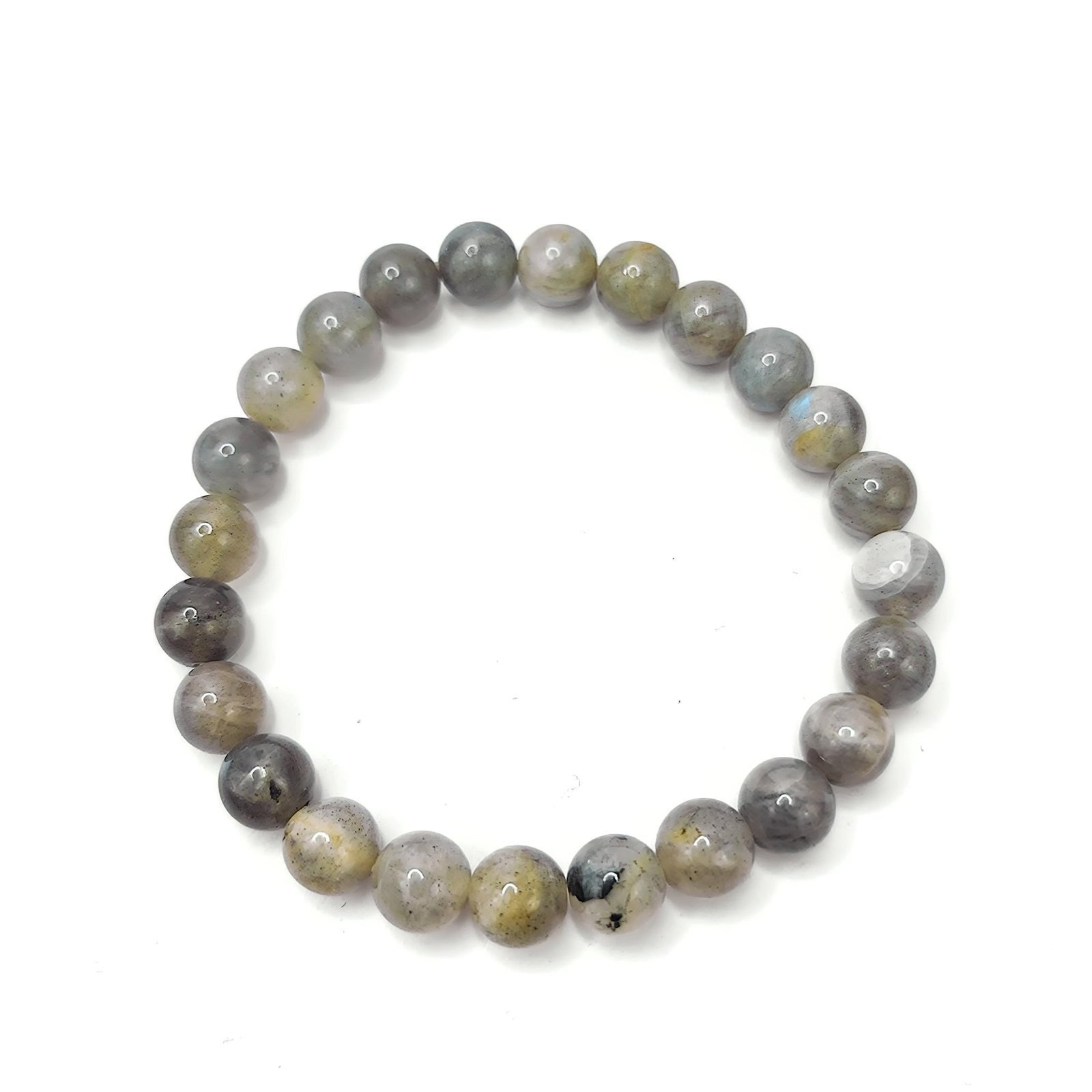 Divine Spirituals Labradorite Natural Bracelet Certified For Men and Women Adjustable 8mm Lab Certified Gemstone For Men and Women Bracelet for Healing Meditation Success and Abundance Chakra Healing Bracelets Abundance Stones