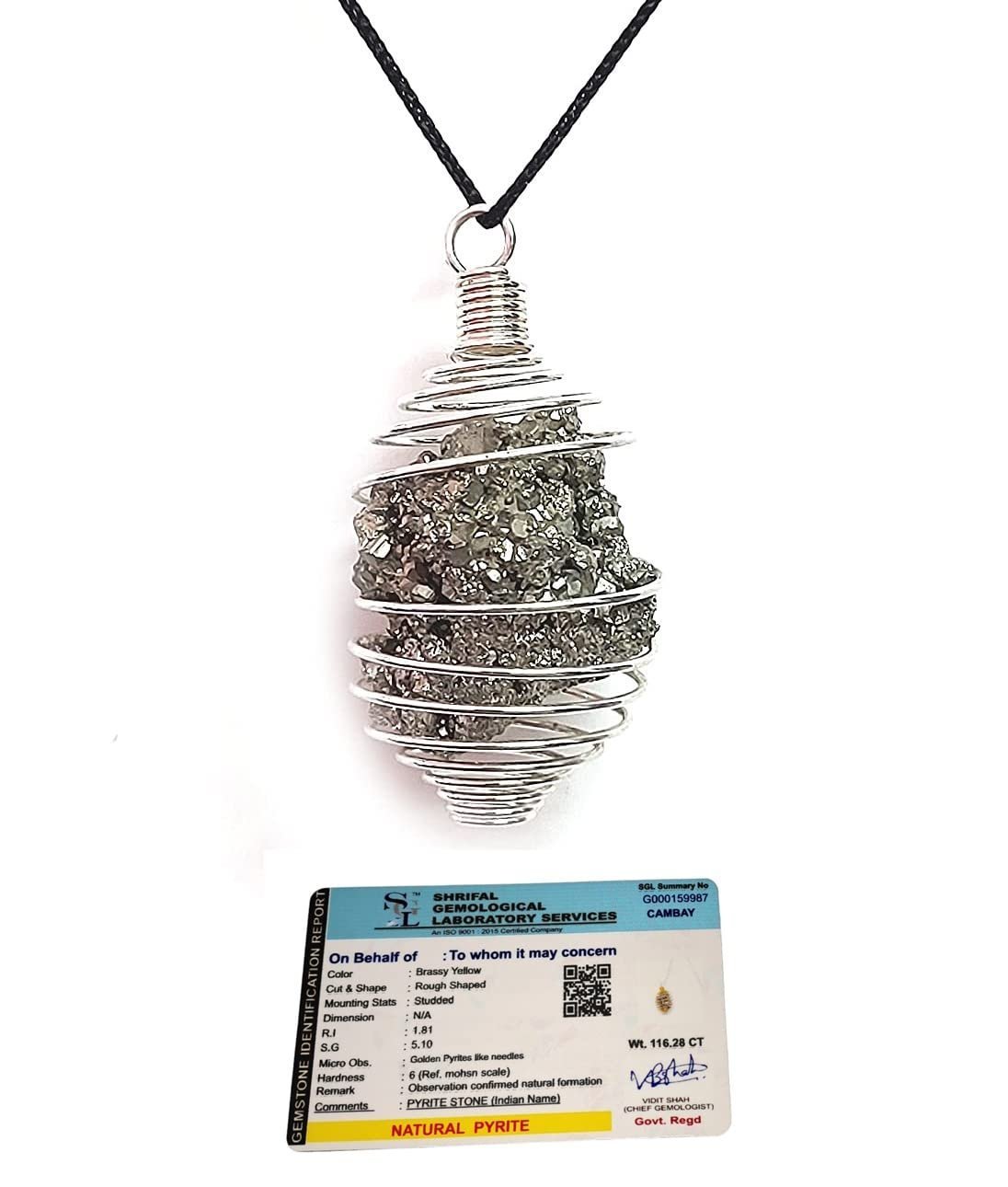 Divine Spirituals Certified Pyrite Stone Original Spring Cage Unisex Locket Pendant for Will Power Manifestation and Financial Abundance (Golden Spring Cage) Crystal Jewelry Abundance Stones 4 Divine Spirituals Certified Pyrite Stone Original Spring Cage Unisex Locket Pendant for Will Power Manifestation and Financial Abundance (Golden Spring Cage) Crystal Jewelry Abundance Stones 4