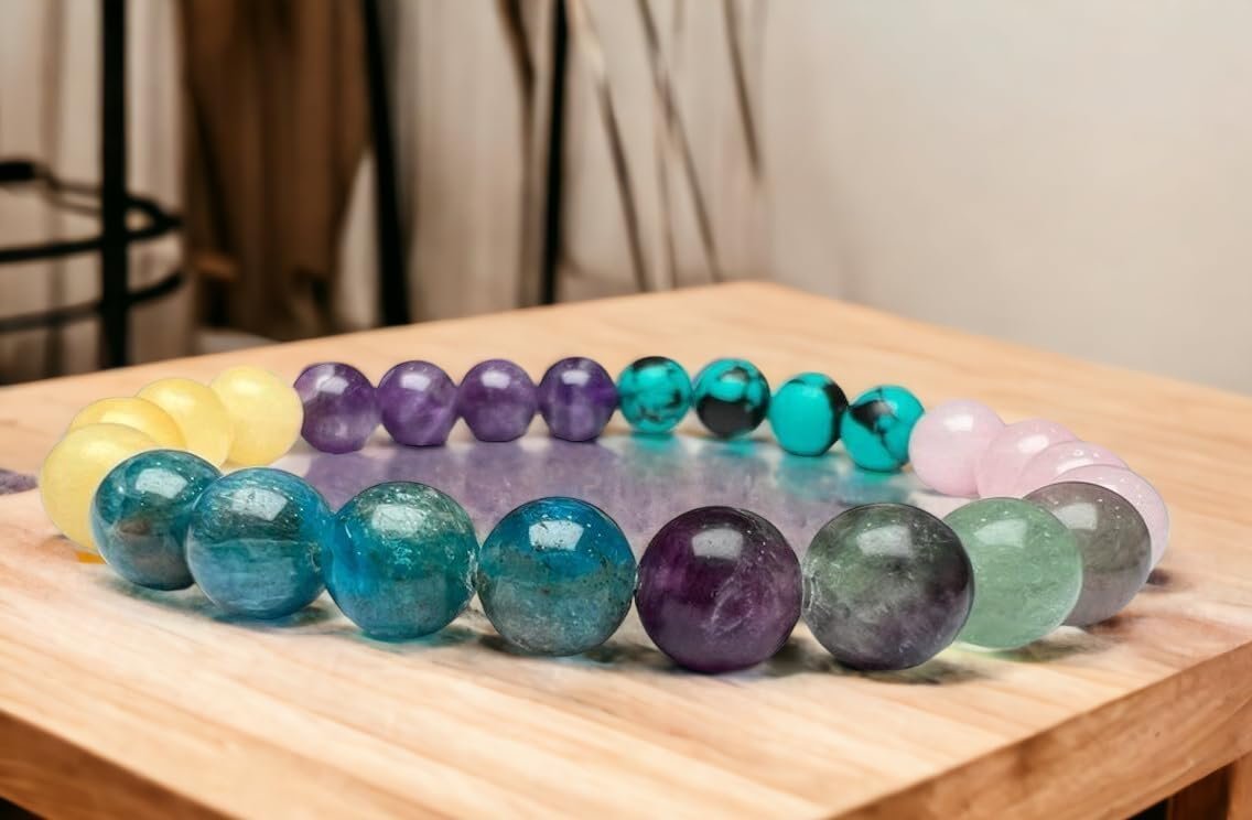 Divine Spirituals Zodiac Natural Crystal Pisces Sun Sign Certified Unisex Bracelet Original Natural 8 mm Stone Beads with Palo Santo Smudge Chakra Healing Bracelets Abundance Stones 7 Divine Spirituals Zodiac Natural Crystal Pisces Sun Sign Certified Unisex Bracelet Original Natural 8 mm Stone Beads with Palo Santo Smudge Chakra Healing Bracelets Abundance Stones 7