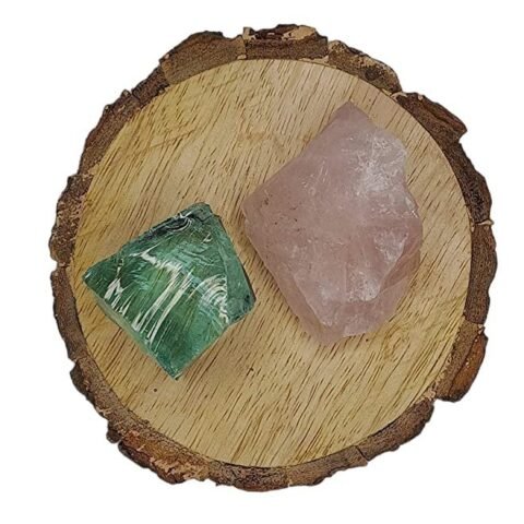 Divine Spirituals Aqua Marine Obsidian and Rose Quartz Raw Natural Crystal Combo with Wooden Natural Bark Coaster Natural Healing Crystals Abundance Stones Divine Spirituals Aqua Marine Obsidian and Rose Quartz Raw Natural Crystal Combo with Wooden Natural Bark Coaster Natural Healing Crystals Abundance Stones