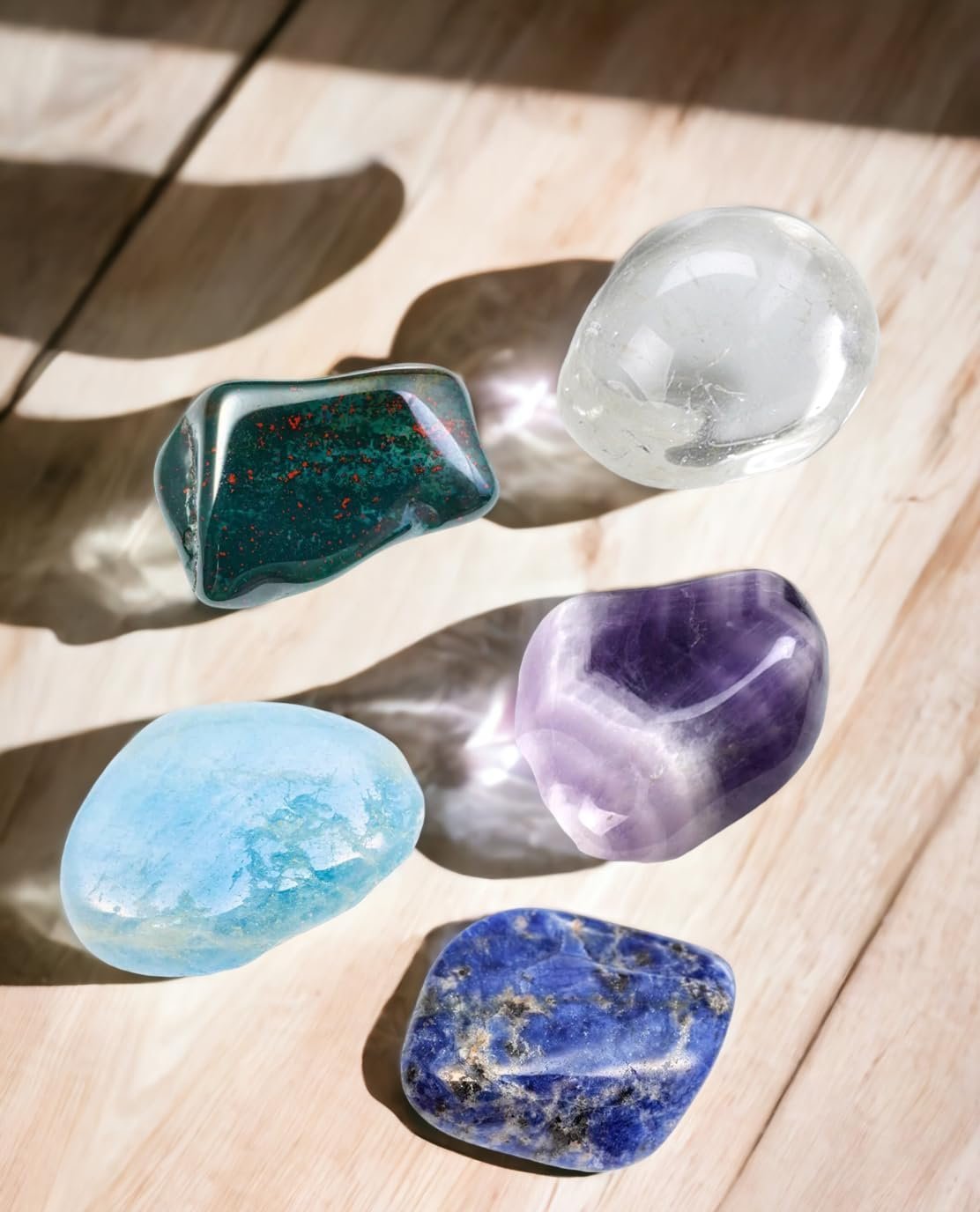 Divine Spirituals Zodiac Natural Crystal Tumble Set Pisces Sun Sign Premium Birthstone Gemstone Tumble Crystal Kit for Healing Meditation Financial Abundance and Good Luck Chakra Tumbled Stones Abundance Stones 8 Divine Spirituals Zodiac Natural Crystal Tumble Set Pisces Sun Sign Premium Birthstone Gemstone Tumble Crystal Kit for Healing Meditation Financial Abundance and Good Luck Chakra Tumbled Stones Abundance Stones 8