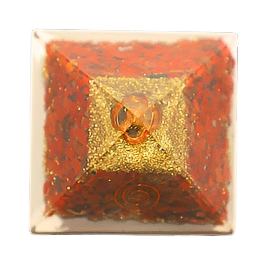 Divine Spirituals Natural Red Jasper Orgone Pyramid Vastu for Home Study Table Office Desk Reiki Feng Shui Reiki Symbol Crystal Showpieces for Home Decor Education Gifts Sculptures Abundance Stones 8 Divine Spirituals Natural Red Jasper Orgone Pyramid Vastu for Home Study Table Office Desk Reiki Feng Shui Reiki Symbol Crystal Showpieces for Home Decor Education Gifts Sculptures Abundance Stones 8