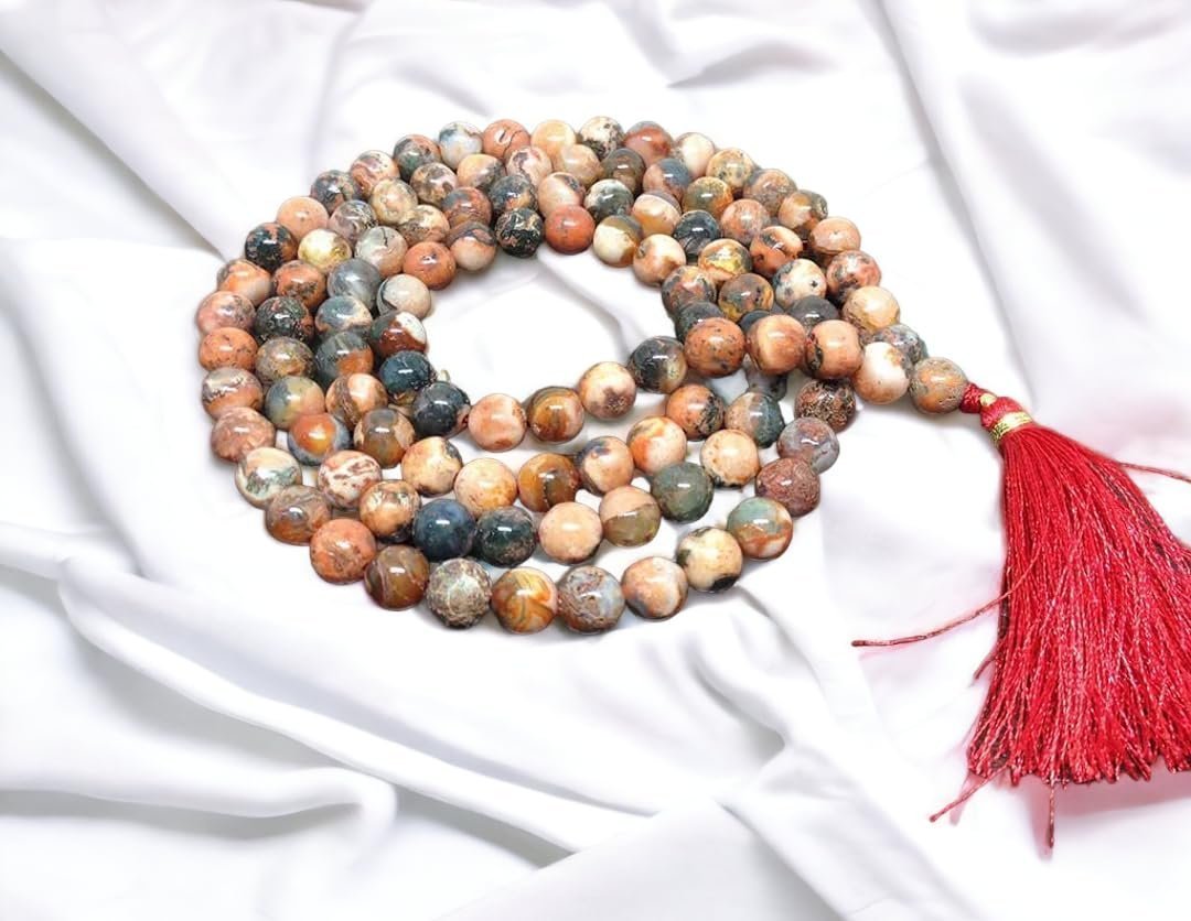 Divine Spirituals Certified 108 Plus 1 Beads Mala Collection for Men and Women Natural Pure 8 mm Beads – for Yoga Reiki Meditation Feng Shui Natural Fire Agate Mala Crystal Mala Abundance Stones 5 Divine Spirituals Certified 108 Plus 1 Beads Mala Collection for Men and Women Natural Pure 8 mm Beads – for Yoga Reiki Meditation Feng Shui Natural Fire Agate Mala Crystal Mala Abundance Stones 5