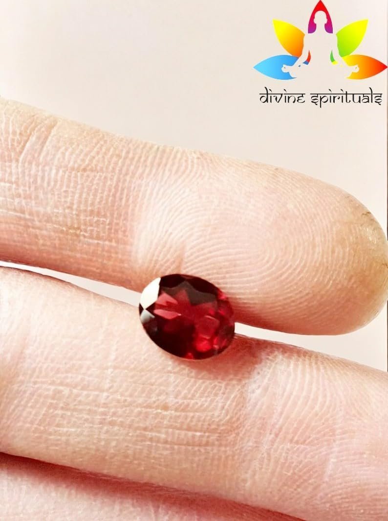 Divine Spirituals Natural African Hessonite Garnet Gemstone (Gomed) Original Lab-Certified AAA Grade Premium Oval-shaped Cabochon For Healing & Ring Jewelry For Men & Women 5 carat approx. Garnet Abundance Stones 8 Divine Spirituals Natural African Hessonite Garnet Gemstone (Gomed) Original Lab-Certified AAA Grade Premium Oval-shaped Cabochon For Healing & Ring Jewelry For Men & Women 5 carat approx. Garnet Abundance Stones 8