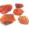 Divine Spirituals Natural Original Red Carnelian Raw Crystal Rock Stone with Palo Santo Smudge Stick and Beautiful Pine Wood Box for Healing and Meditation Natural Healing Crystals Abundance Stones 11