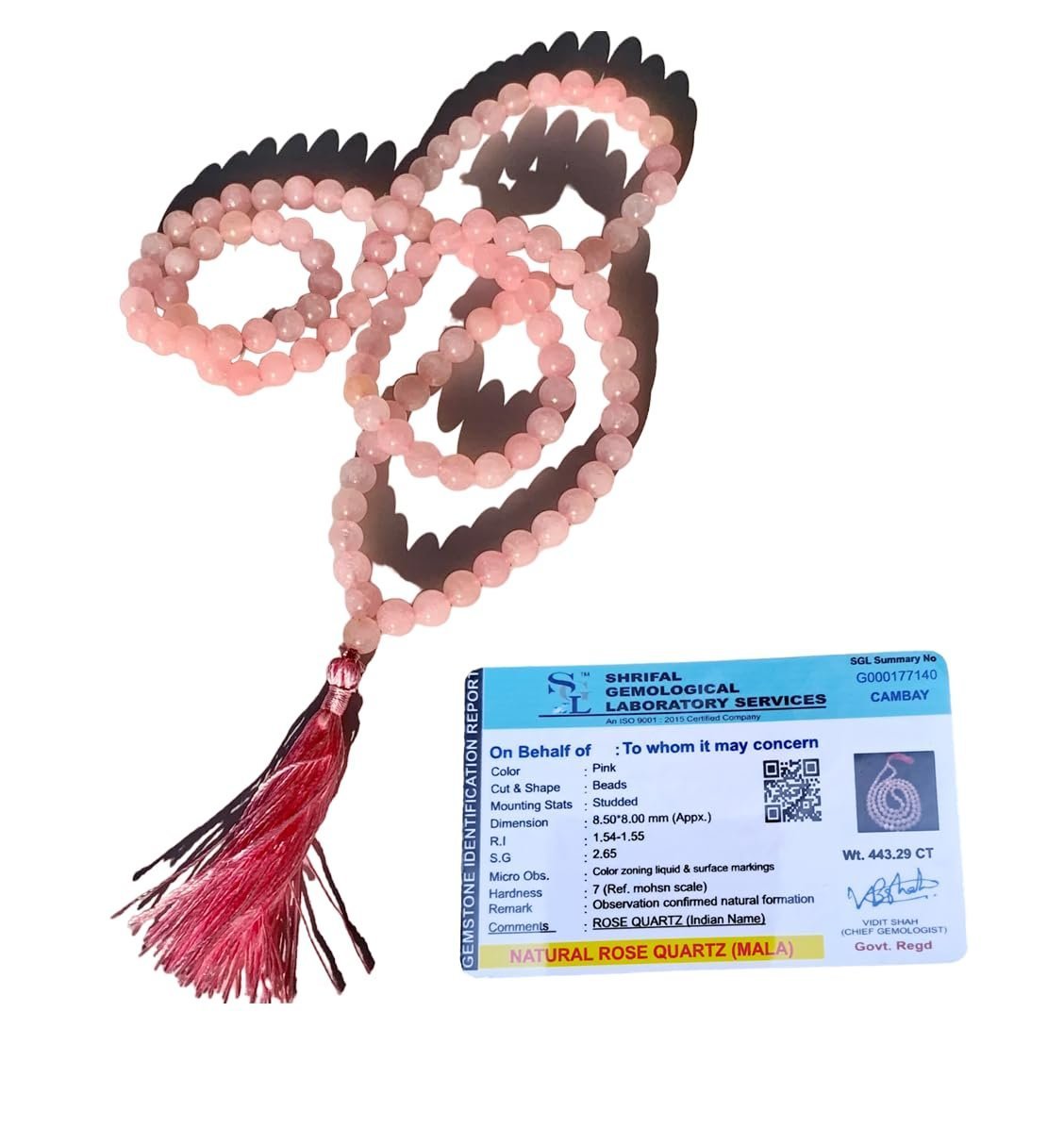 Divine Spirituals Certified Jaap Mala Collection for Men and Women Natural Pure 8 mm Beads – for Yoga Reiki Meditation Feng Shui Natural Rose Quartz Mala Crystal Mala Abundance Stones 3 Divine Spirituals Certified Jaap Mala Collection for Men and Women Natural Pure 8 mm Beads – for Yoga Reiki Meditation Feng Shui Natural Rose Quartz Mala Crystal Mala Abundance Stones 3