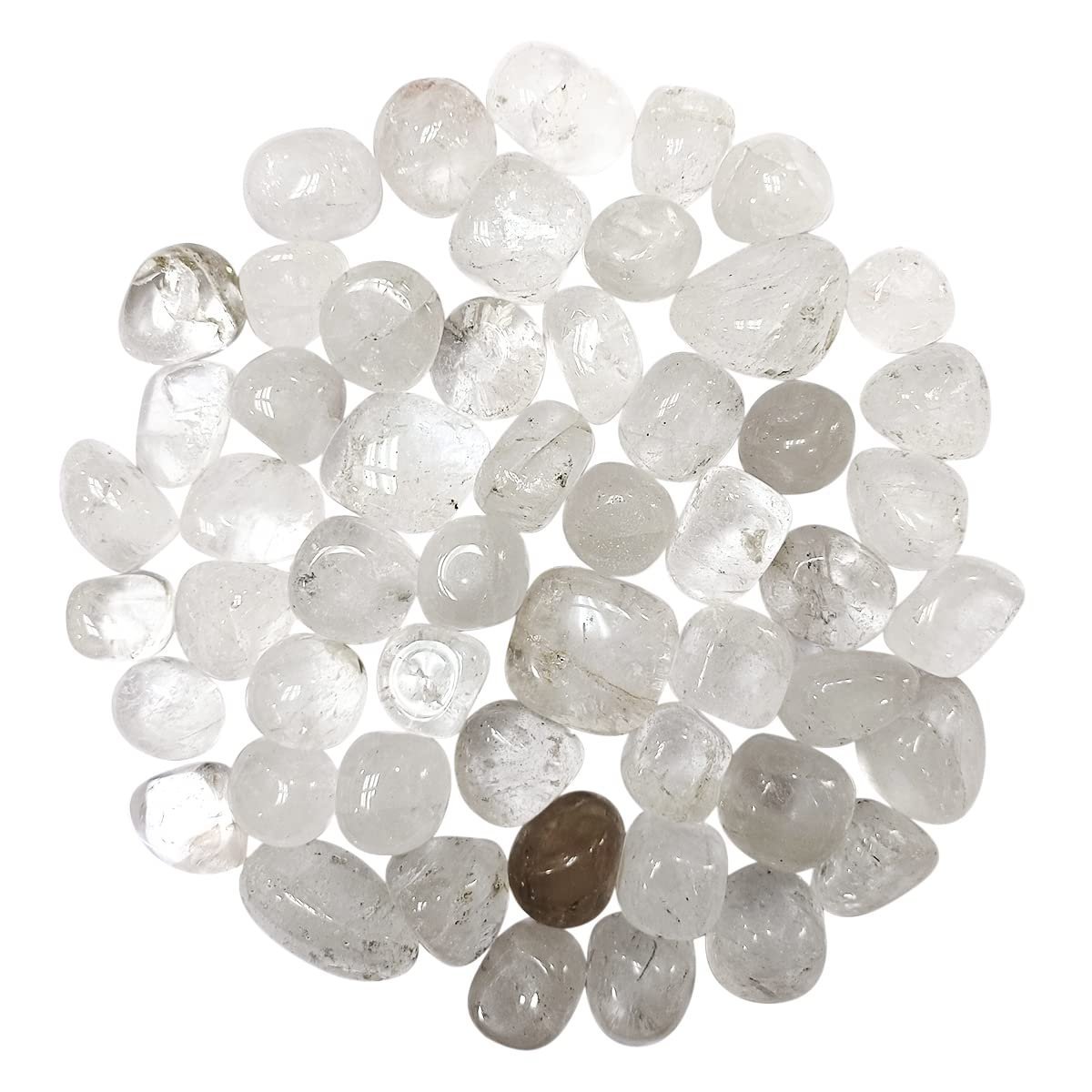 Divine Spirituals Natural Tumbled Stones for Reiki Healing (Clear Quartz Tumbled Stone)Value Pack Of 2 Chakra Tumbled Stones Abundance Stones Divine Spirituals Natural Tumbled Stones for Reiki Healing (Clear Quartz Tumbled Stone)Value Pack Of 2 Chakra Tumbled Stones Abundance Stones