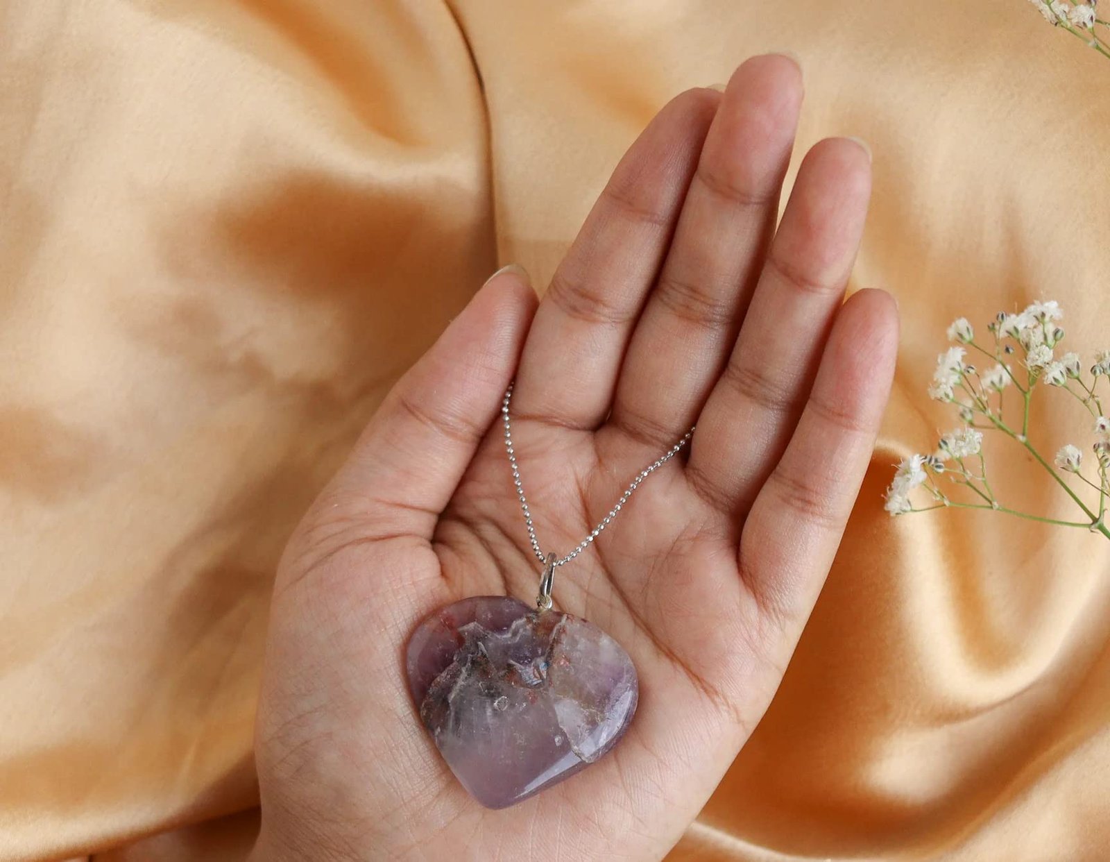 Divine Spirituals Genuine Amethyst Heart pendant | Amethyst crystal Mini Heart Healing pendant for Memory Power and Crown Chakra Healing and Meditation Crystal Jewelry Abundance Stones 7 Divine Spirituals Genuine Amethyst Heart pendant | Amethyst crystal Mini Heart Healing pendant for Memory Power and Crown Chakra Healing and Meditation Crystal Jewelry Abundance Stones 7
