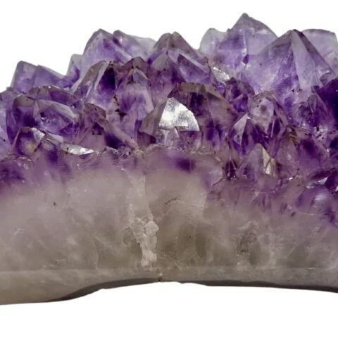 Divine Spirituals Amethyst Natural Cluster/Geode Rough Stones for Reiki Pooja and Crystal Healing and Meditation (250 Carat +) Sacred Sanctuary Abundance Stones 2