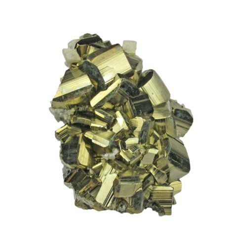 Divine Spirituals Natural Golden Peru Pyrite Stone Original Cluster – High Energy Natural Iron Pyrite Rock Reiki Crystal for Manifestation to Attract Wealth & Abundance Cubical Pyrite Clusters Abundance Stones
