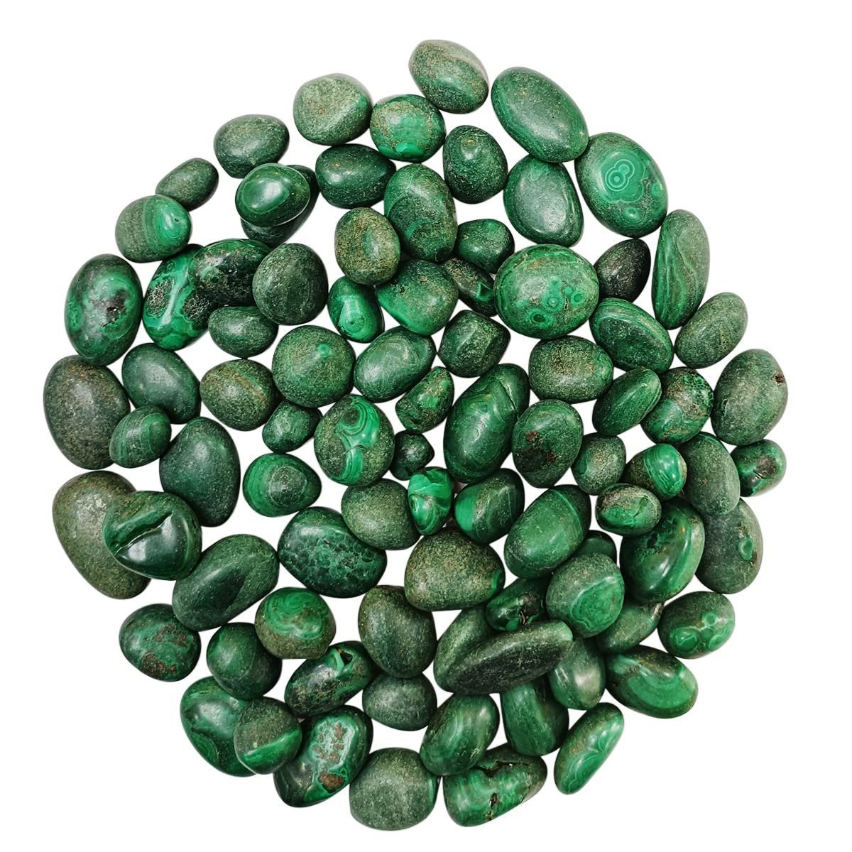 Divine Spirituals Natural Rainbow Moonstone Tumbled Stone Crystal Tumble Stone Crystals Gemstones Tumbled Pebble Stones for Healing Meditation and Manifest Abundance – Value Pack of 2 Chakra Tumbled Stones Abundance Stones