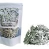 Divine Spirituals White Sage Leaves | Natural Pure California White Sage Dry Smudge Leaves – for Smudging Ancient Rituals Home Cleansing and Purification, Incense Meditation (25 Grams) White Sage Abundance Stones