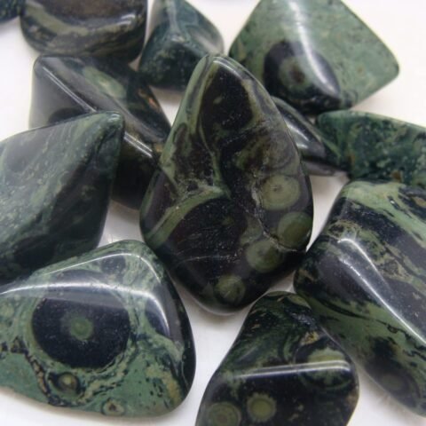 Divine Spirituals Power Kambaba Jasper Crystal Original Tumble – Stone of peace, tranquility, and fertility. (Value Pack of 2) Chakra Tumbled Stones Abundance Stones