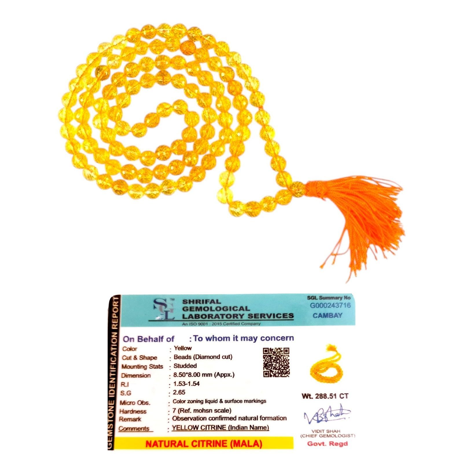 Divine Spirituals Natural Citrine Gemstone (Sunela/Sunhela) Jaap Mala Premium Certified Diamond-Cut Faceted 8mm Beads 108+1 Beads Unisex Crystal Mala For Jewellery & Jaap Crystal Mala Abundance Stones Divine Spirituals Natural Citrine Gemstone (Sunela/Sunhela) Jaap Mala Premium Certified Diamond-Cut Faceted 8mm Beads 108+1 Beads Unisex Crystal Mala For Jewellery & Jaap Crystal Mala Abundance Stones