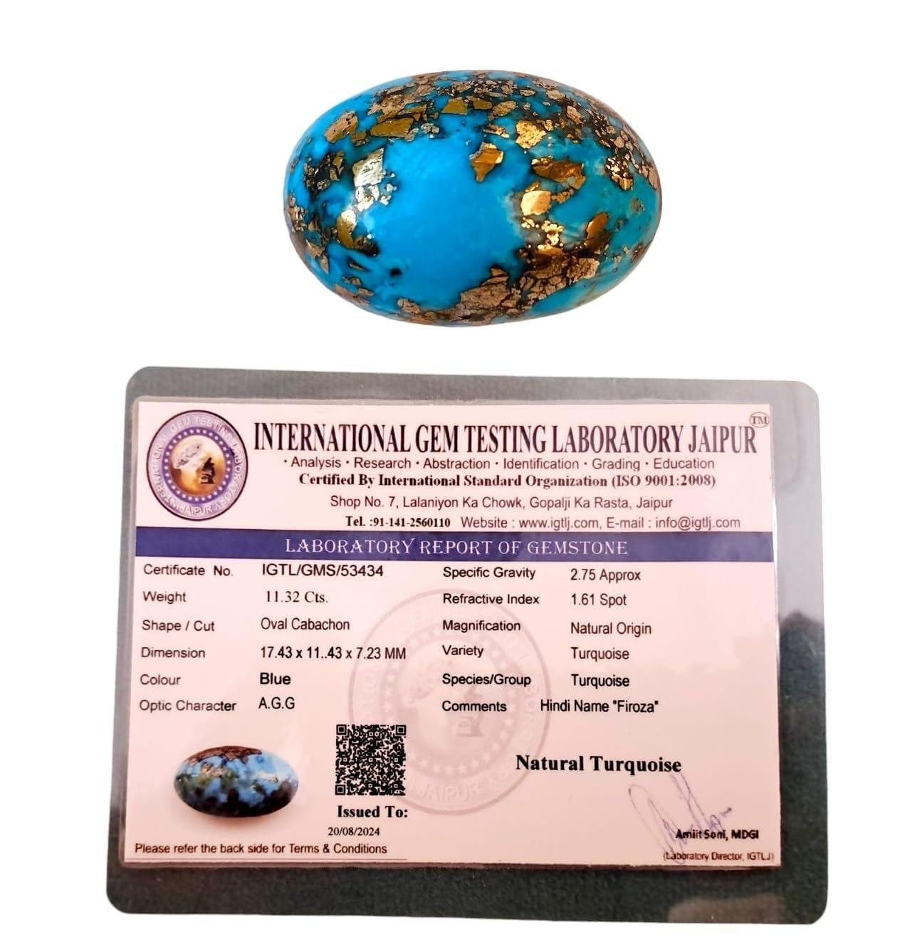 Divine Spirituals Real Original Firoza Turquoise Gemstone for Men and Women – Oval Shaped for Ring and Pendant Premium Turquoise Jewellery – The Stone of Compassion and Success 8.42 Carat Irani Firoza Abundance Stones 3 Divine Spirituals Real Original Firoza Turquoise Gemstone for Men and Women – Oval Shaped for Ring and Pendant Premium Turquoise Jewellery – The Stone of Compassion and Success 8.42 Carat Irani Firoza Abundance Stones 3