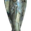 Divine Spirituals Natural Energized Labradorite Healing Lab Certified Natural Crystal Angel (3″ Inches) Figurine Abundance Stones 4