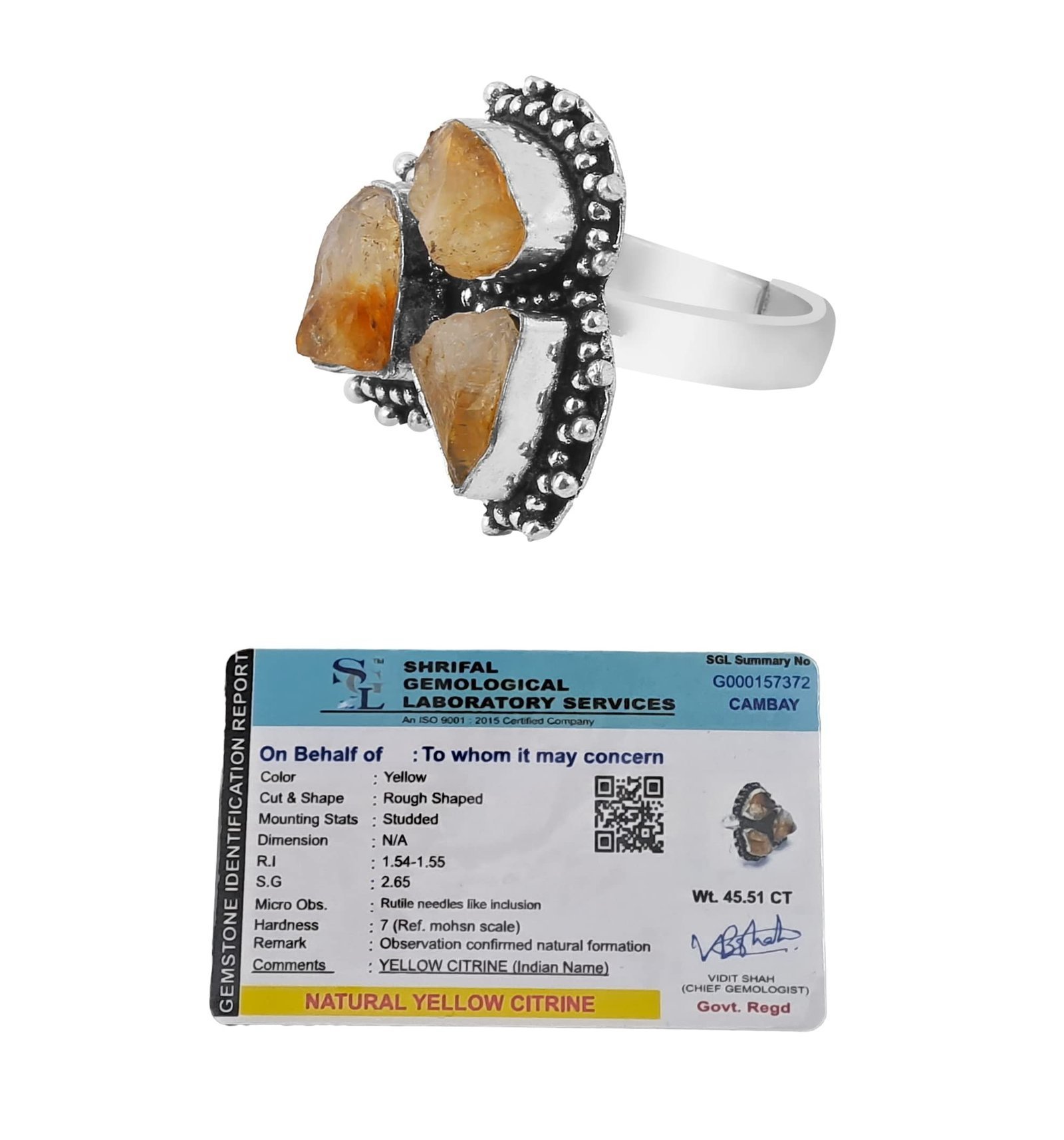 Divine Spirituals Certified Original Raw Citrine Triple Money Stone Adjustable Ring for Financial Abundance Wealth Good Luck and Prosperity Natural Healing Crystals Abundance Stones 3 Divine Spirituals Certified Original Raw Citrine Triple Money Stone Adjustable Ring for Financial Abundance Wealth Good Luck and Prosperity Natural Healing Crystals Abundance Stones 3