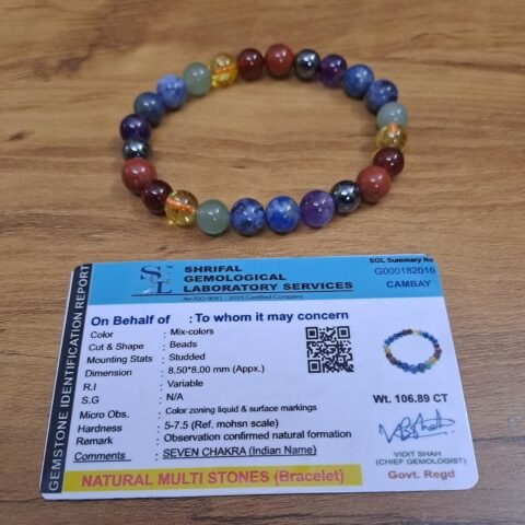Divine Spirituals 7 Chakra Natural Pure Certified 8mm Unisex Bracelets Super AAA Quality for Healing Meditation Success and Abundance (Seven Chakra Bracelet) Chakra Healing Bracelets 7 Chakra Bracelet 2