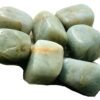 Divine Spirituals Aquamarine Natural Healing Crystal Tumble Stone (Value Pack of 2 AAA Grade Natural Tumbles) Chakra Tumbled Stones Abundance Stones 7