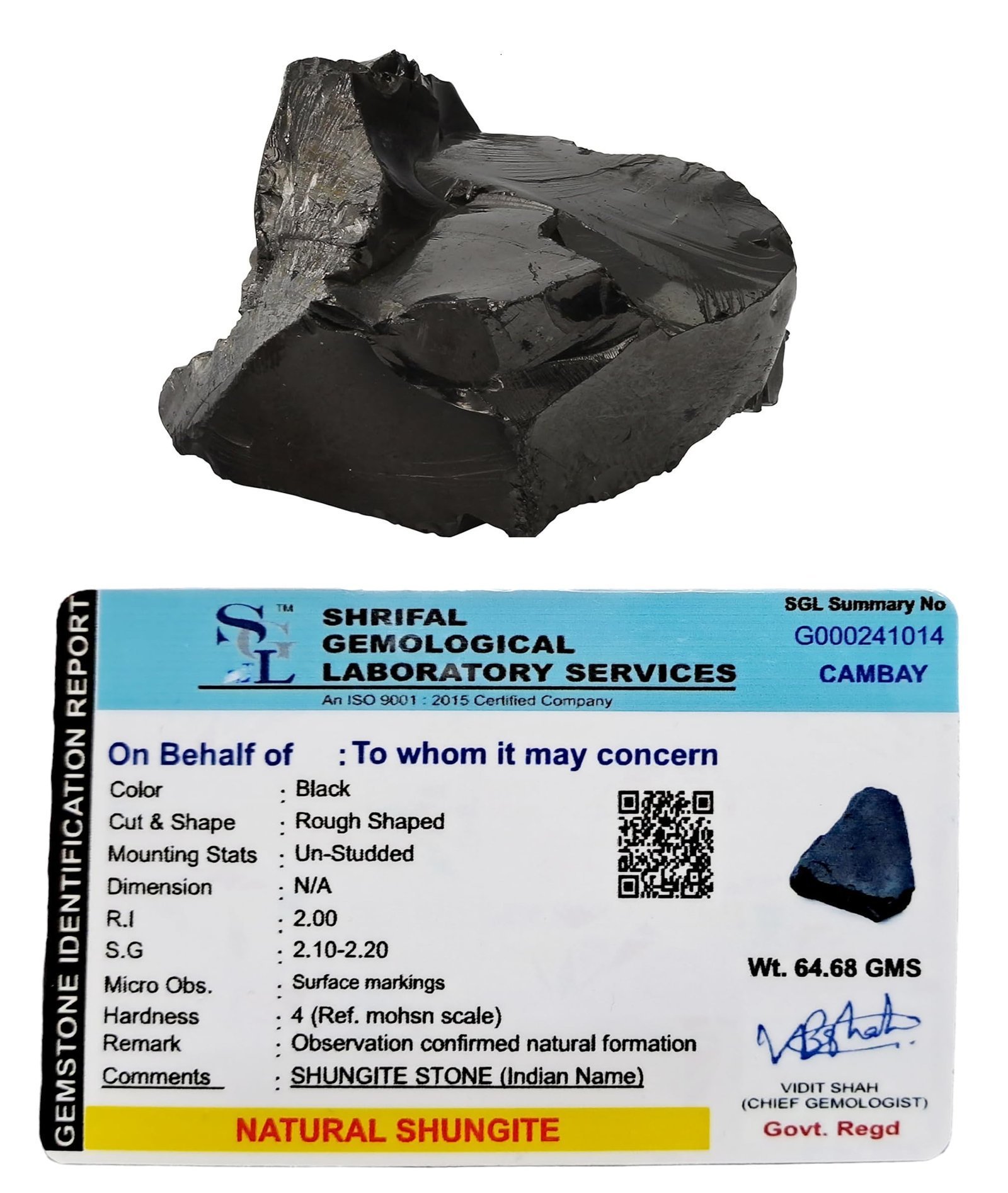 Divine Spirituals Elite Shungite Natural Certified Stone | Natural Crystal for Water Purification, Mineralization, Detoxification, Chakra Healing โ Elite Noble Shungite Rock (50 Grams to 70 Grams Plus Size) loosecutgem Abundance Stones 3 Divine Spirituals Elite Shungite Natural Certified Stone | Natural Crystal for Water Purification, Mineralization, Detoxification, Chakra Healing โ Elite Noble Shungite Rock (50 Grams to 70 Grams Plus Size) loosecutgem Abundance Stones 3